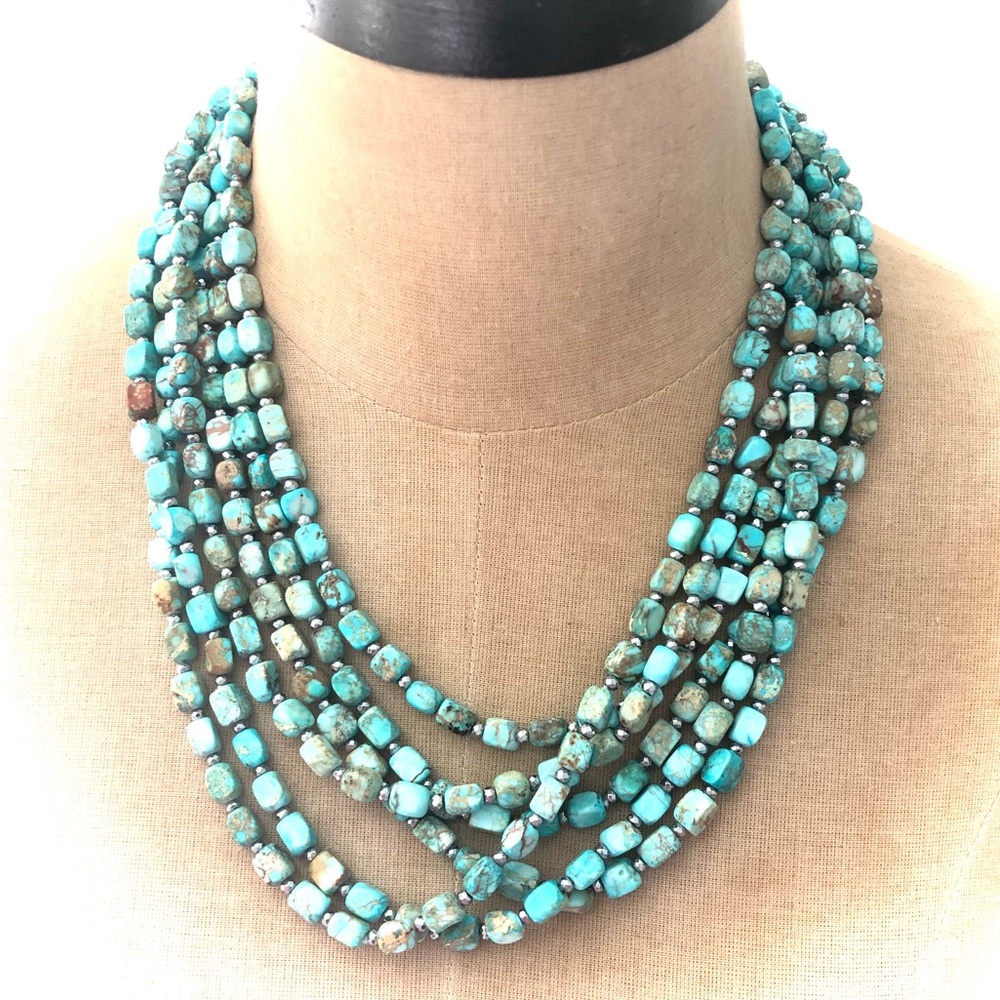 NWT Luxury OCEAN JASPER Necklace